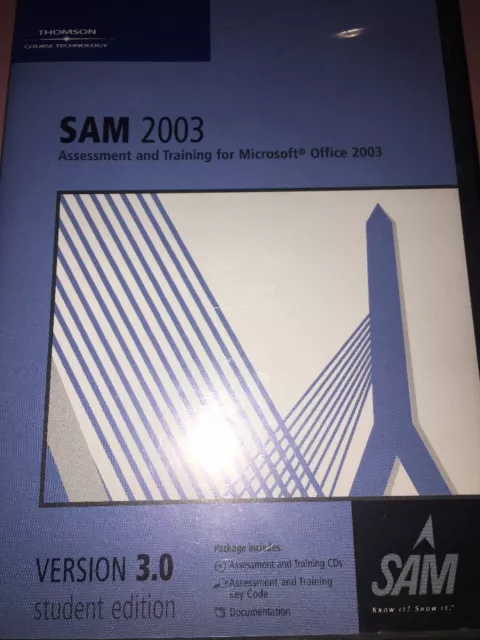 Sam 2003 Microsoft Oficina Entrenamiento CD Por Thomson Curso Tecnología