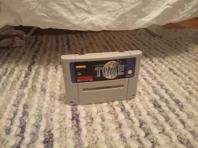 Illusion of Time Super Nintendo SNES Cartridge PAL