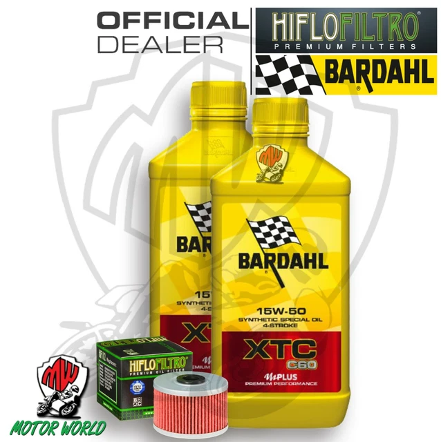 Wartungskit Für BMW R 1200 GS (2004-2009) | 4 Liter Bardahl Öl & HiFlo Ölfilter – Alles Für Den Ölwechsel