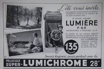 PUBLICITÉ DE PRESSE 1935 NOUVEAUTÉ FRANÇAISE BAS LYS LUMIÈRE ARGENT 