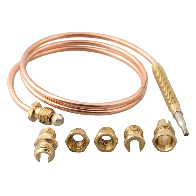 Thermocouple De Remplacement Universel Pour Four, Chaudière, Chauffe-eau à Gaz - Longueur 900 Mm - Protection Extinction