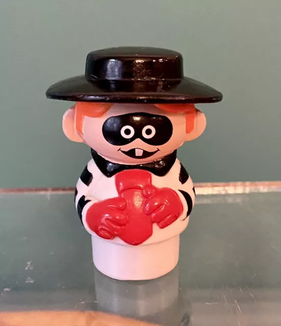 1990 Fisher Price Little People Hamburglar from McDonald's Restaurant 2552