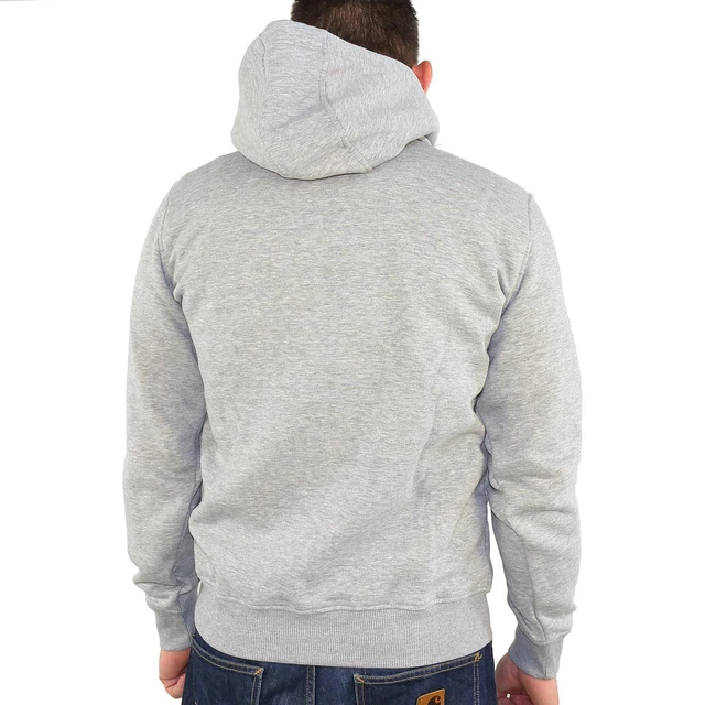 New Era N. Po: Felpa con Cappuccio MLB Logo Uomo Pullover Grigio 31038
