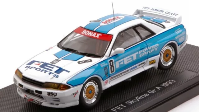 Model Car Scale 1:43 Ebbro Fet Skyline Gr.a 1993 Racing vehicles