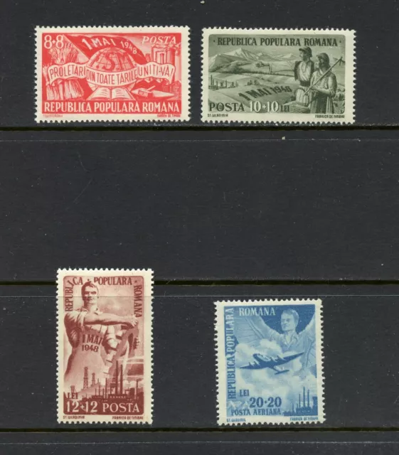 R3525 Romania 1948 Labor Day 4v. MNH