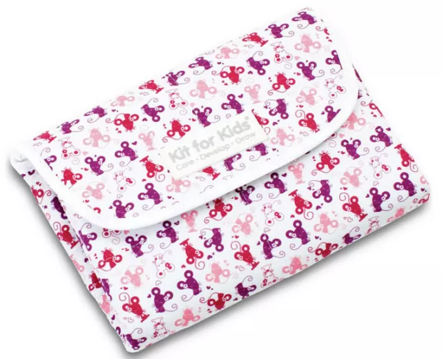 Cambiador de viaje en diseño de ratón rosa cubierta 100% algodón de kit para niños