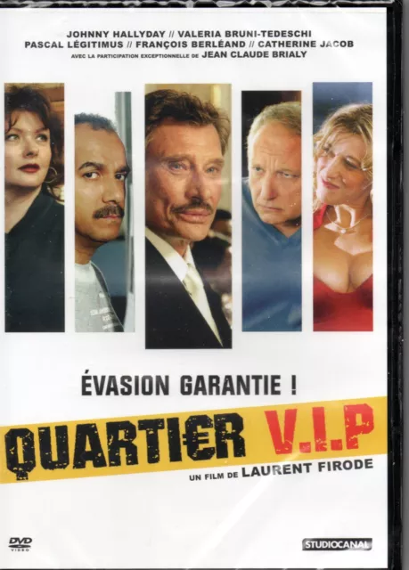 DVD  "QUARTIER V.I.P"  Johnny Hallyday  NEUF SOUS BLISTER