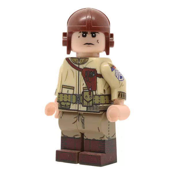 United Bricks WW2 U.S. Tanker Military Soldier Building Minifigure