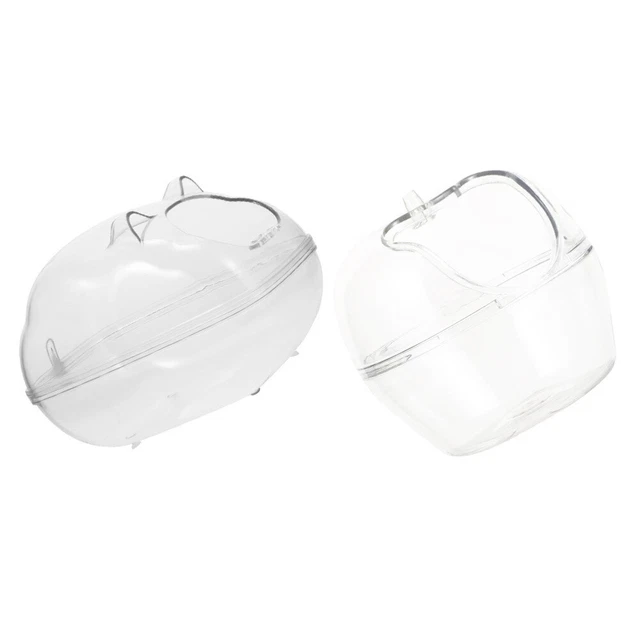 2 pz forniture per il bagno per topi bagno per criceti bagno vasche di plastica casa