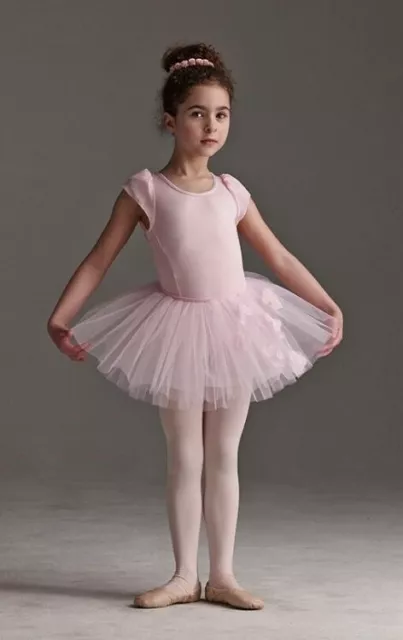 Jupe tutu enfant,CAPEZIO fairy petal 10626C rose en 10/12 ans (L enfant)