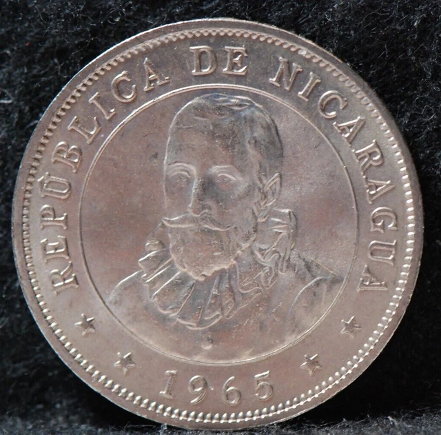 Nicaragua, 1965 50 Centavos, KM19.2, UNC, NR, 5-25