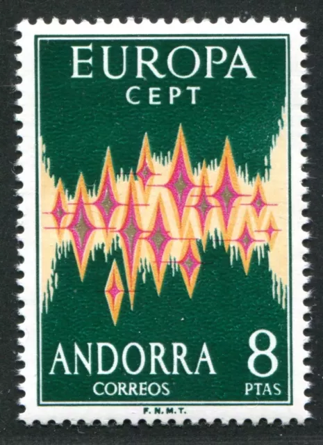 Spanisch Andorra 1972 71 ** Postfrisch Tadellos Europa 60€(I1969