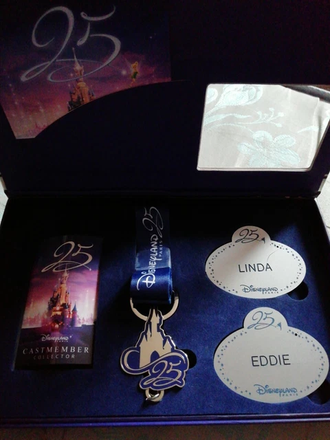 Rare coffret 25ème anniversaire disney disneyland paris