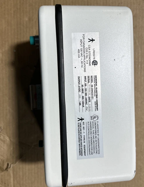 GE Model 46-294231G1 Magnet Run Down Unit Box MRI Signa Untest For parts