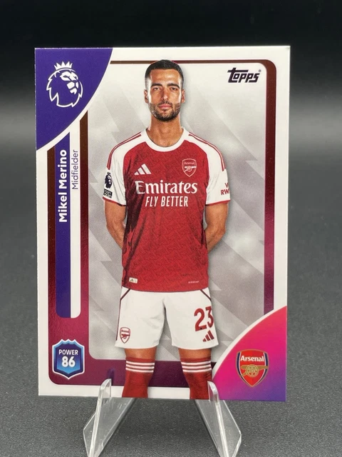 TOPPS PREMIER LEAGUE 2026 - Mikel Merino - Green Parallel