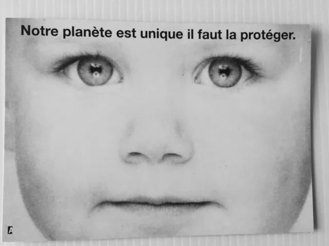 Carte Postale   NOTRE PLANETE EST UNIQUE IL FAUT LA PROTEGER    Enfant  Children