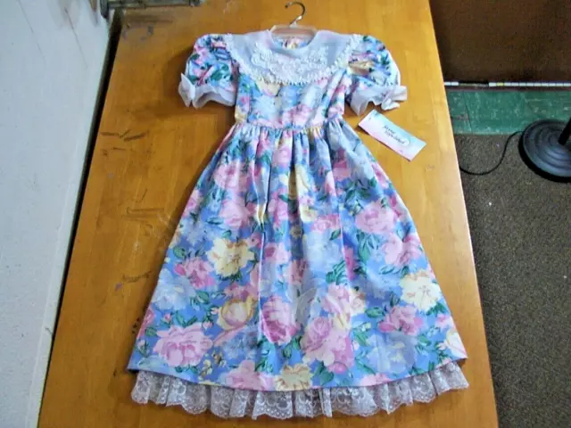 NWT Jayne Copeland Floral  Dress Girls Size 8