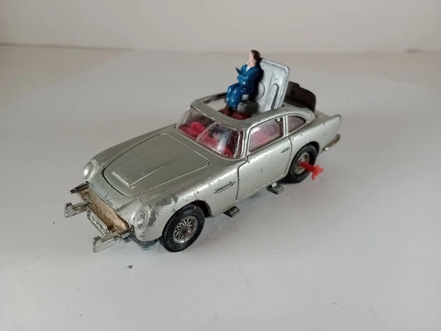 Corgi C271/1 Aston Martin DB5 Argent - James Bond 007 - Miniature 12.5cm