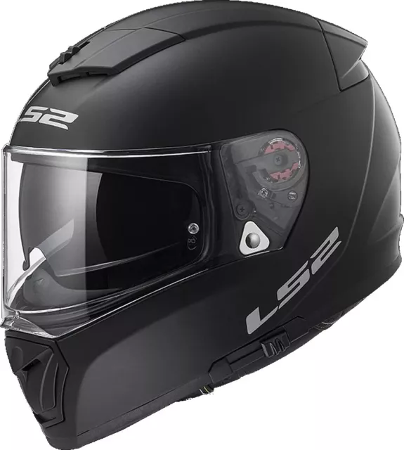 LS2 FF390 Breaker Solid M schwarz matt Helm Motorradhelm Integralhelm Rollerhelm