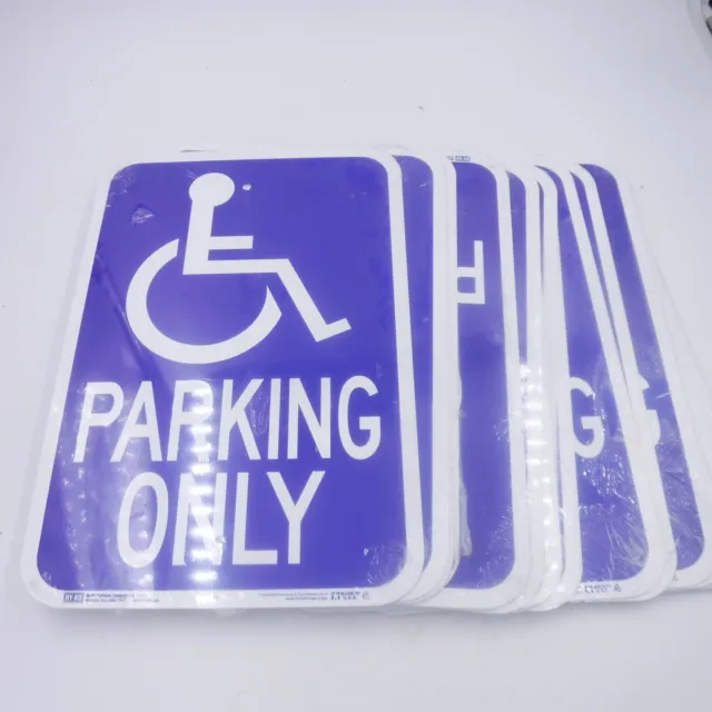 20 Pack Hy-Ko 12"x 18" Handicapped Parking Heavy Duty Metal Signs