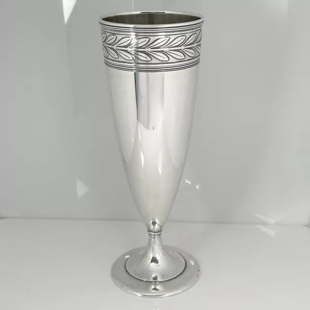 Antique Tiffany & Co Floral Vase in Sterling Silver