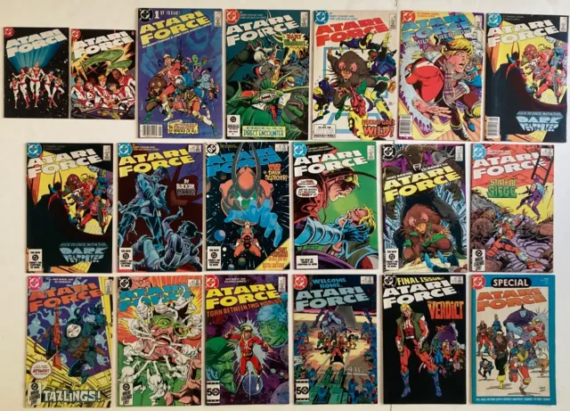 ATARI FORCE 19 issue lot vol 1, vol 2, Special (DC 1982) by Conway, Garcia-Lopez