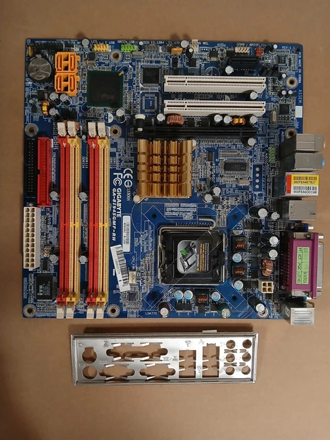Scheda Madre GIGABYTE GA-8I945GMF Con CPU Intel LGA-775 – Testata E Funzionante - 2