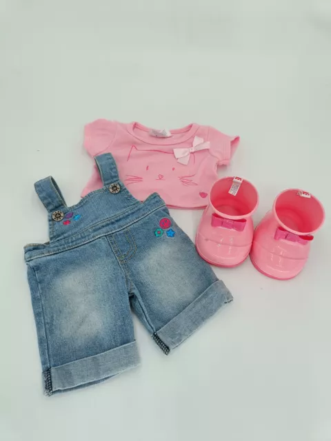 💚BUILD A BEAR - Outfit - Kleidung - Denim Jeans - Shirt - Stiefel - BAB 💚