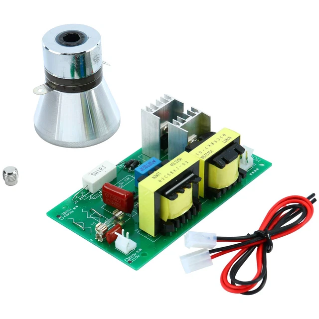 AC110V 100W Power Driver Board + 28Khz Ultrasonic Cleaning Transducer Cleaner