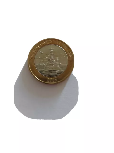 First Word War Two Pounds Coin