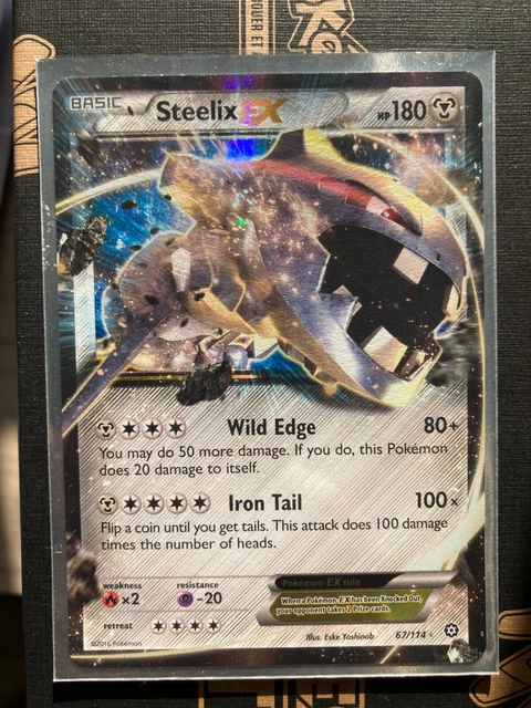 Pokemon Card ● Steelix EX-67/114 ● ⚙️ Steam Offensive ⚙️- NEAR MINT ✅