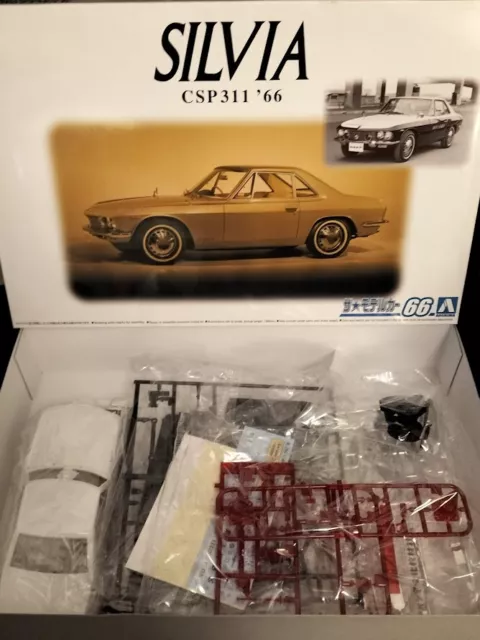 Maquette - Model - Nissan Silvia Csp311 '66 - Aoshima No Tamiya - New Unbuilt