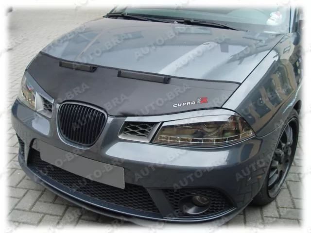 Bonnet BRA für Seat Ibiza 6L Bj. 2002-2008 Steinschlagschutz Haubenbra Automaske 3