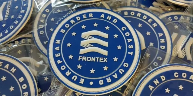 FRONTEX - Agence des FRONTIÈRES ET GARDE-CÔTES EUROPÉENS Police Patchs PVC 3D
