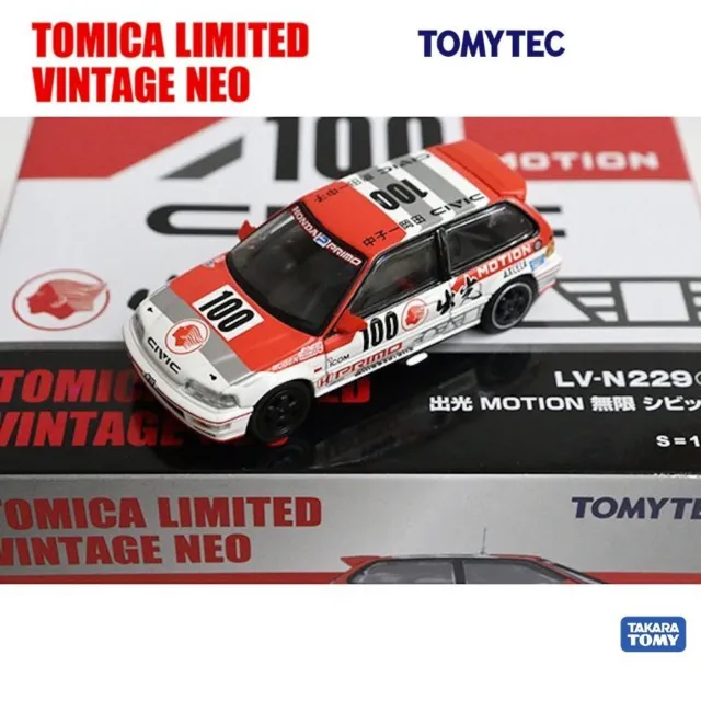 Takara Tomy Tomytec Diecast Modellauto TLV-N229a Idemitsu Motion Mugen Civic