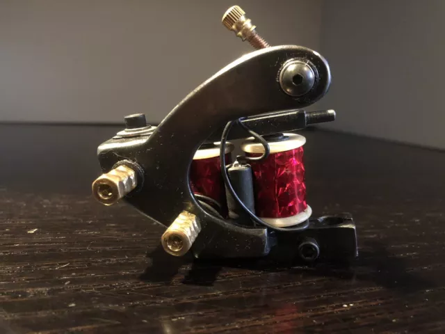 Macchinetta tatuaggi artigianale Ferro Tattoo Machine brass COLOR