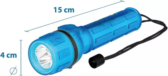 Lampe Torche Mini LED De Poche 18Lm - Lampe Portable Portée 30M Idéale Po Le Cam 3