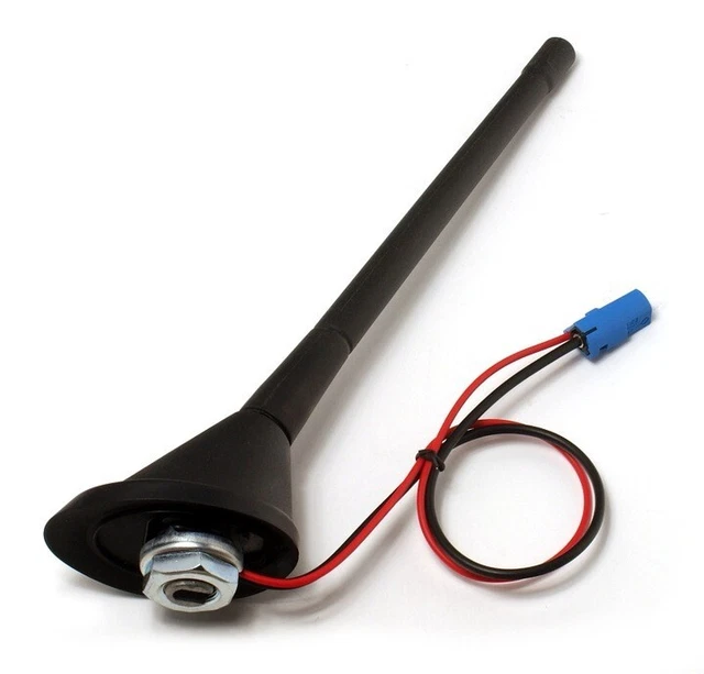 Antenne De Toit Radio FM 24 Cm PARTSLINE Avec Adaptateurs Universels - Neuf Garantie 2 Ans