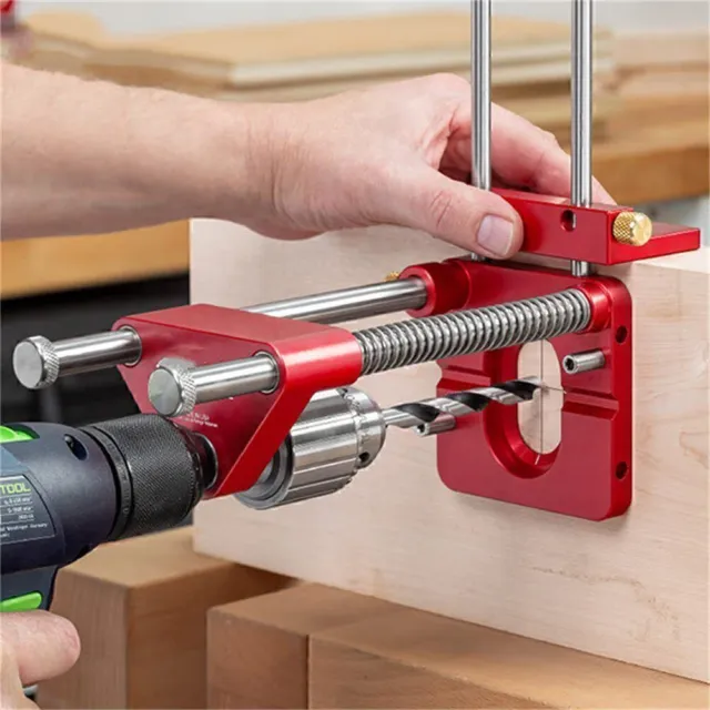 NEU Woodworking Drill Locator Adjustable Punch Locator Drill Template Guide neu