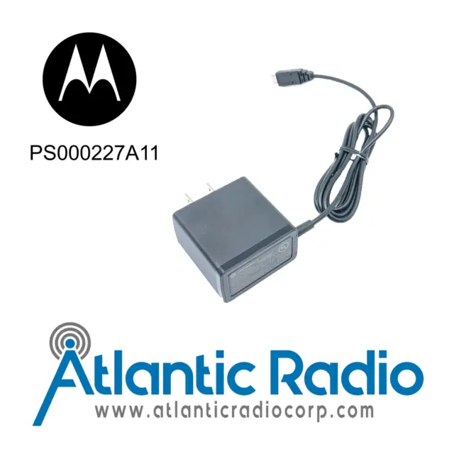 Motorola PS000227A11 Power Supply Adaptor for Portable Radio or Charger Stand