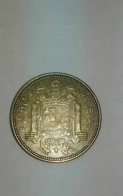 Moneda de Franco de 1953 de 2,5 pesetas 19-54