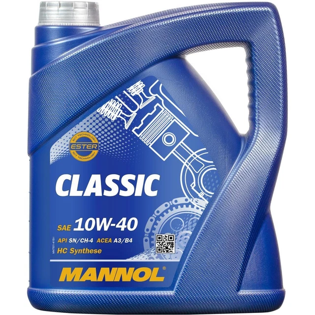 Set di filtri 6 litri MANNOL olio motore Classic 10W-40 API SN