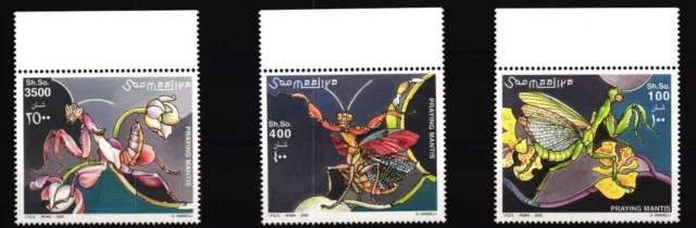 Somalia 972-974 postfrisch Insekten #KC671