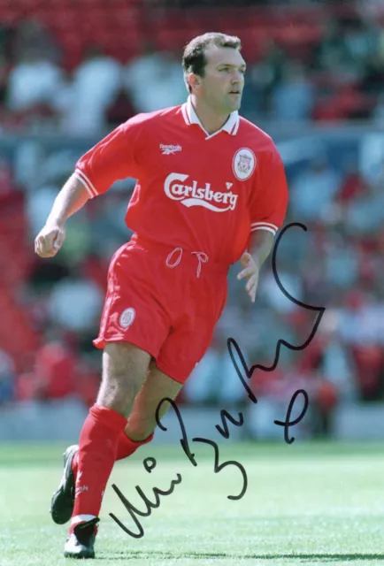 NEIL 'RAZOR' RUDDOCK In Person Signed 12x8 Photo LIVERPOOL Legend Proof COA