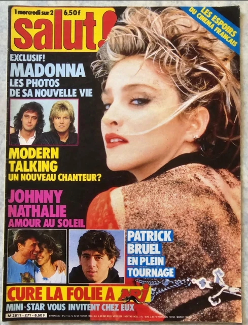 MADONNA SANDRA MODERN TALKING THE CURE french magazine SALUT 1986 EUR ...