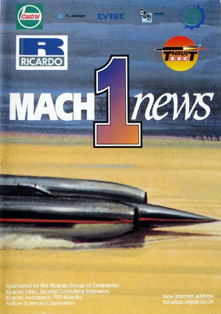RICHARD NOBLE / Andy Green Thrust SSC Land Speed Record 3rd Issue of ...