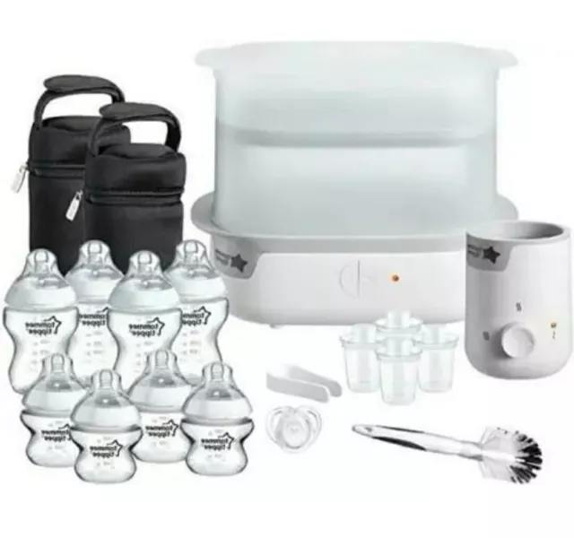 Tommee Tippee naturnah Komplett Essential Baby Fütterung Starter Kit - schwarz