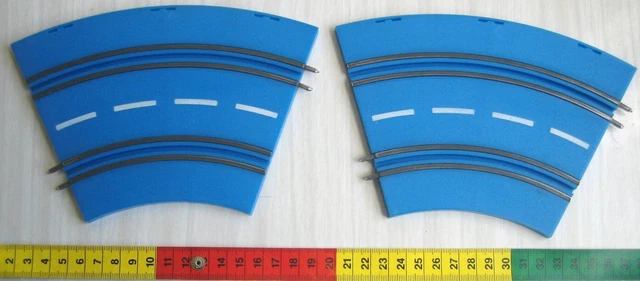 Grand Racing Speedking x2 Curved Track CT-9 4.5" VTG slot car road racing toy