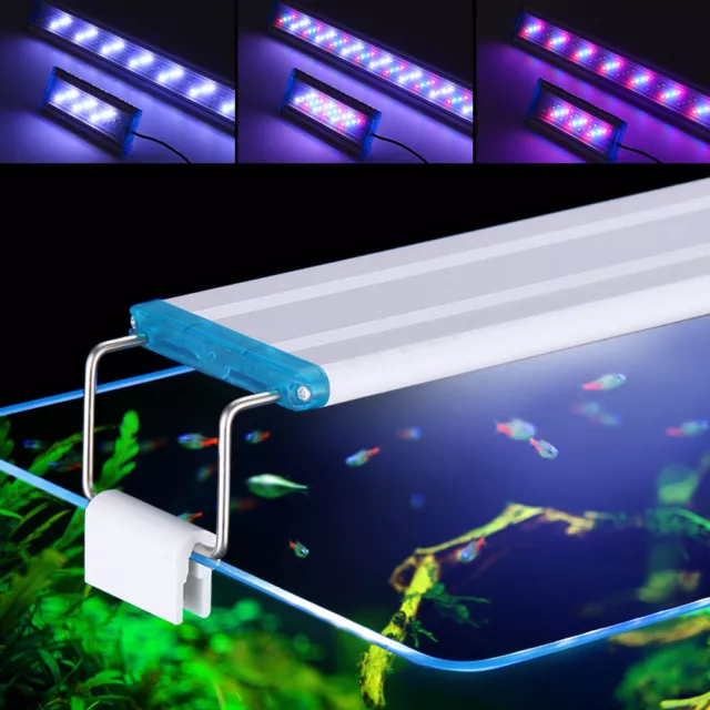 Aquarium Fish Tank Aquatic grass landscaping lamp Fish tank bracket light LED