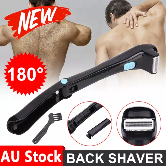Body Hair Removal For Men Best Electric Back Shaver Razor Manscaping Trimmer AU